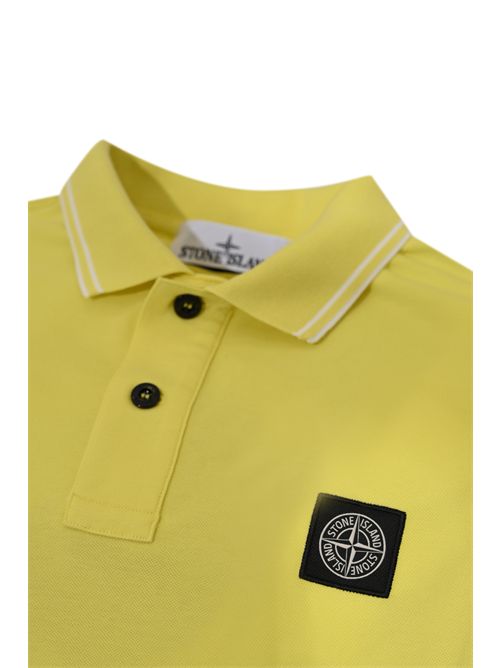 Polo 2200010 in cotone pique Lemon STONE ISLAND | 2200010S0018V0031
